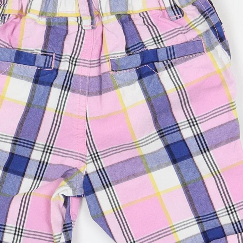 NEXT Baby Pink Plaid   Trousers Size 18-24 Months