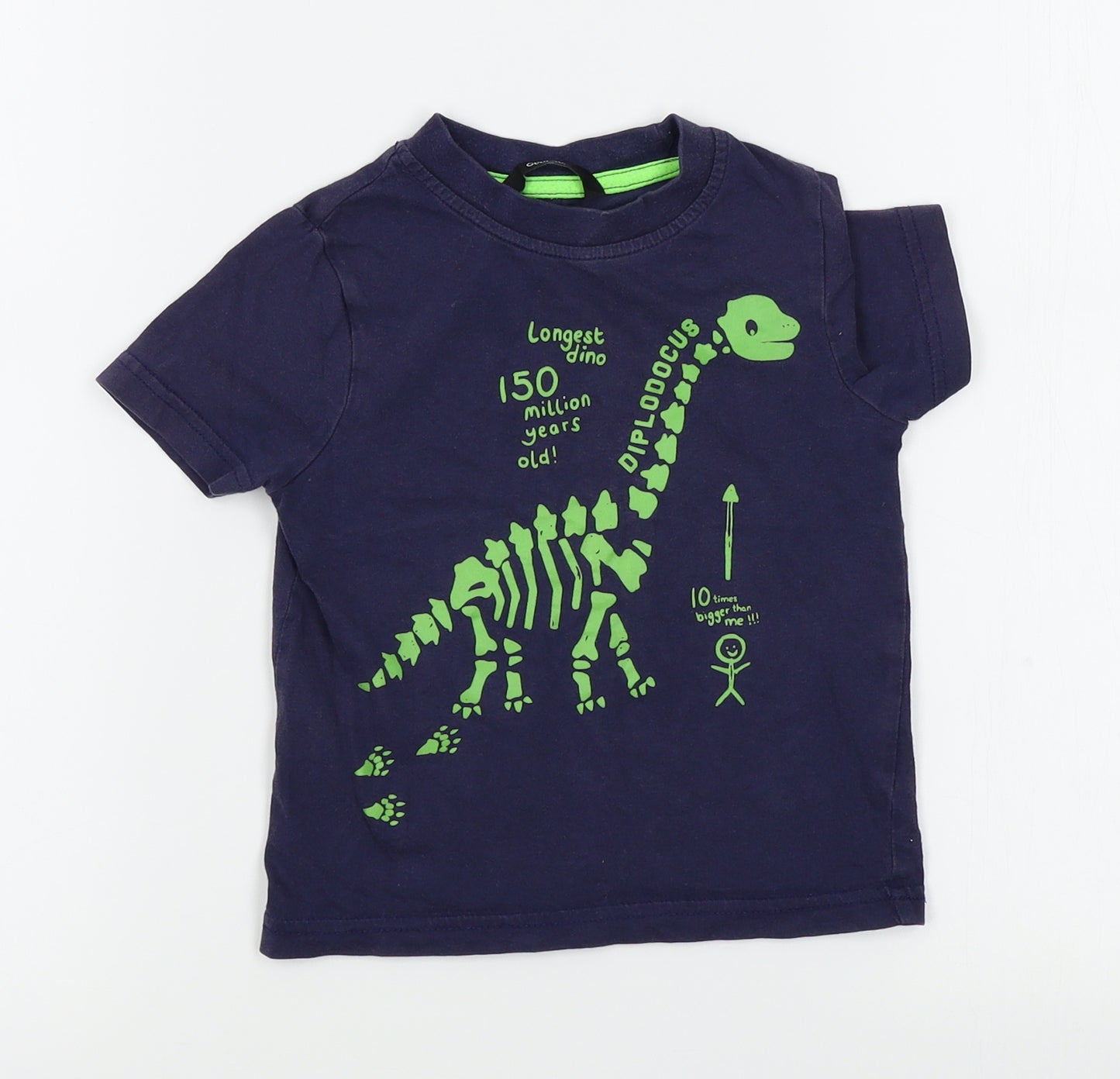 George Baby Blue    Pyjama Top Size 18-24 Months