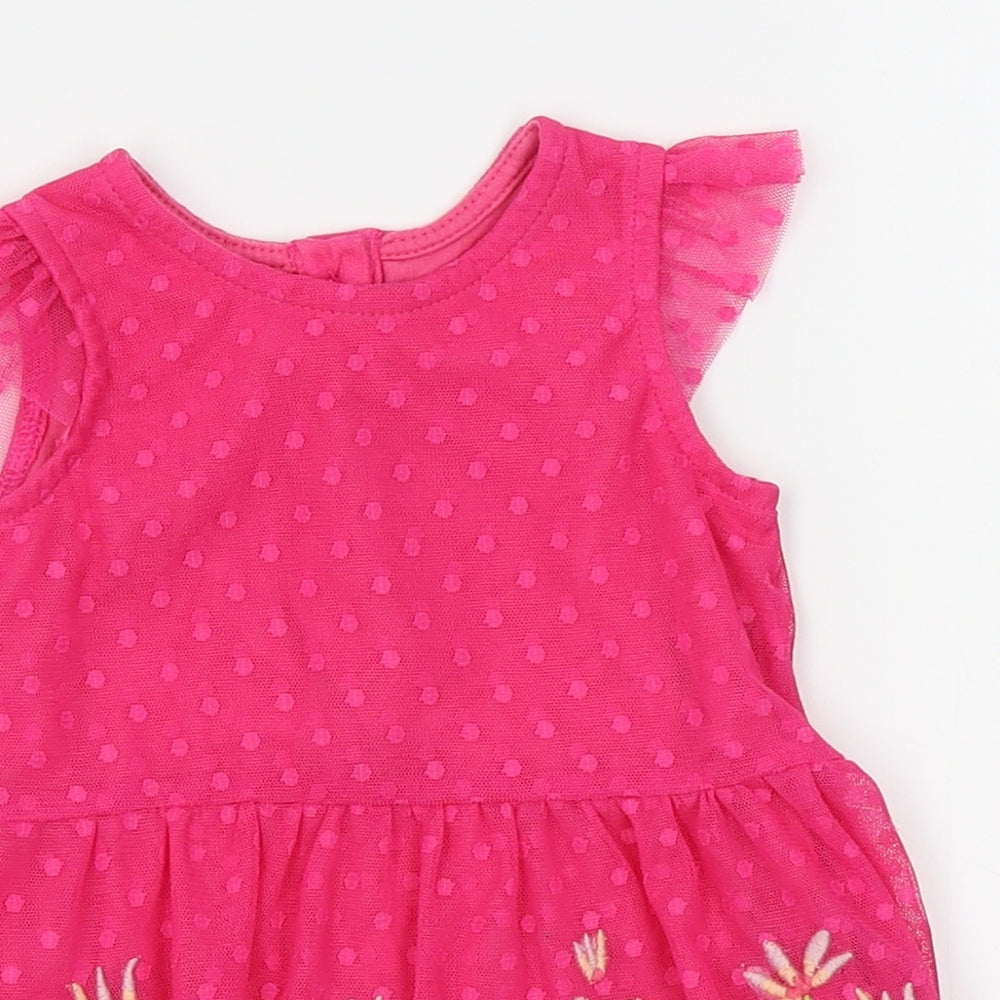 Nutmeg Girls Pink   A-Line  Size 3-6 Months