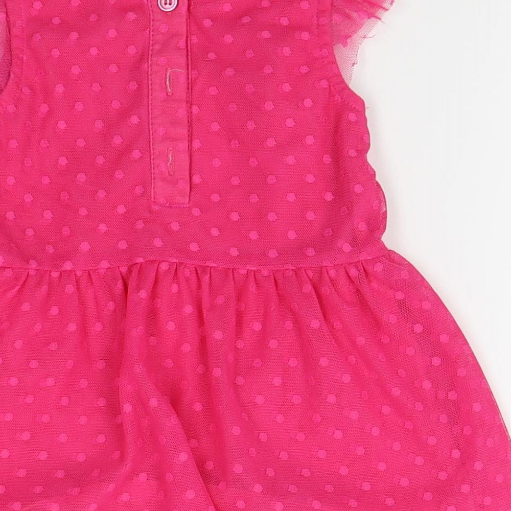 Nutmeg Girls Pink   A-Line  Size 3-6 Months