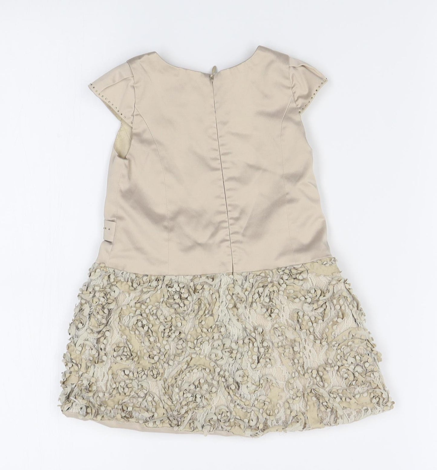 butterscotch Girls Beige   A-Line  Size 2 Years