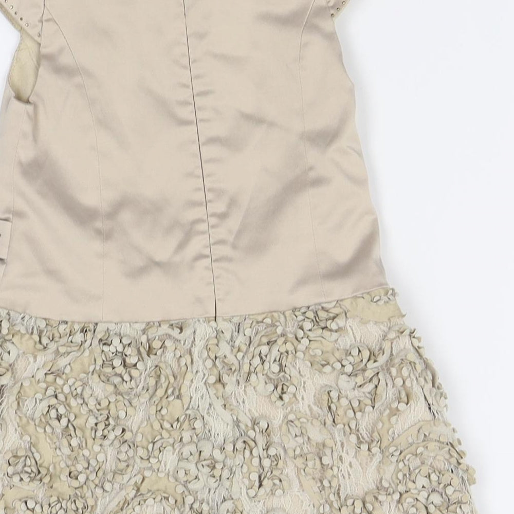 butterscotch Girls Beige   A-Line  Size 2 Years