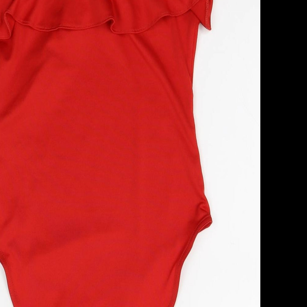 Miss Selfridge Womens Red   Leotard One-Piece Size 10
