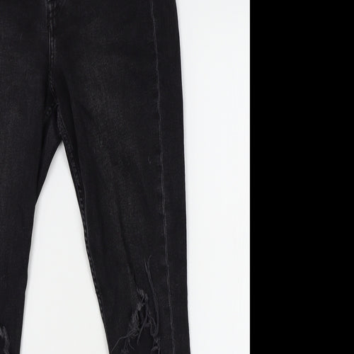 H&M Womens Black   Skinny Jeans One Size L27 in