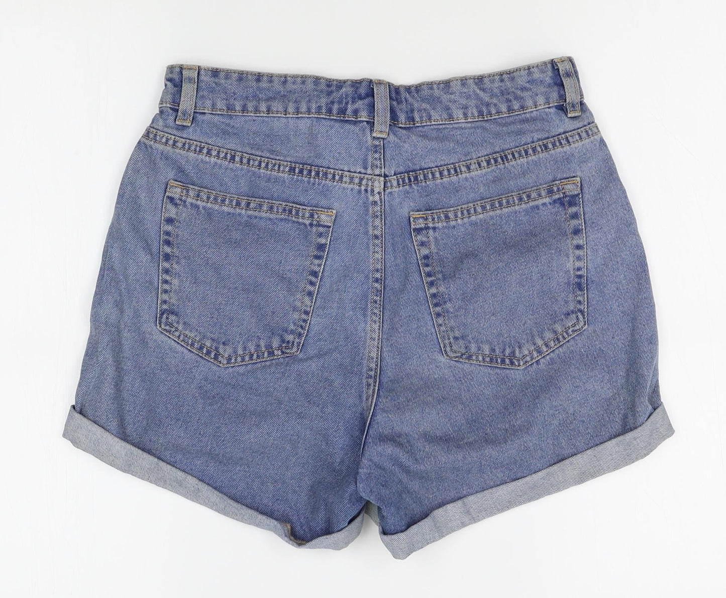 Denim Co Womens Blue   Mom Shorts Size 10