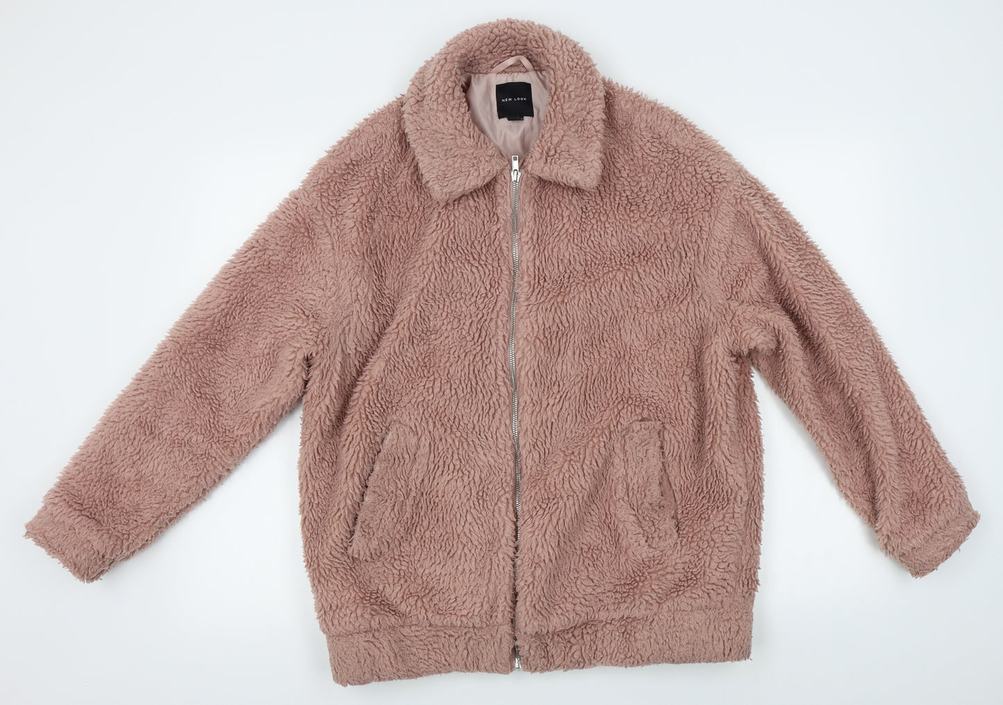 New Look Womens Pink   Jacket Coat Size 10