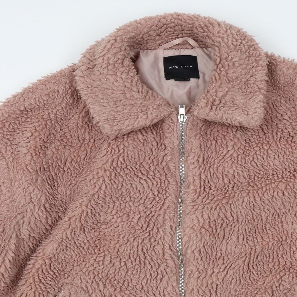 New Look Womens Pink   Jacket Coat Size 10