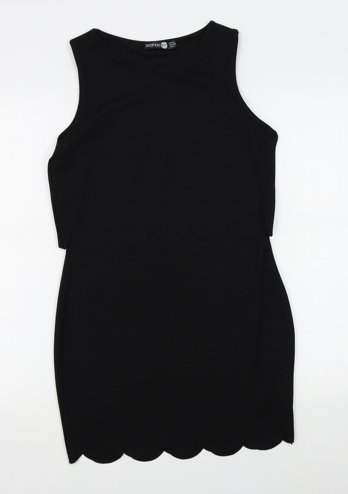 Boohoo Womens Black   A-Line  Size 12