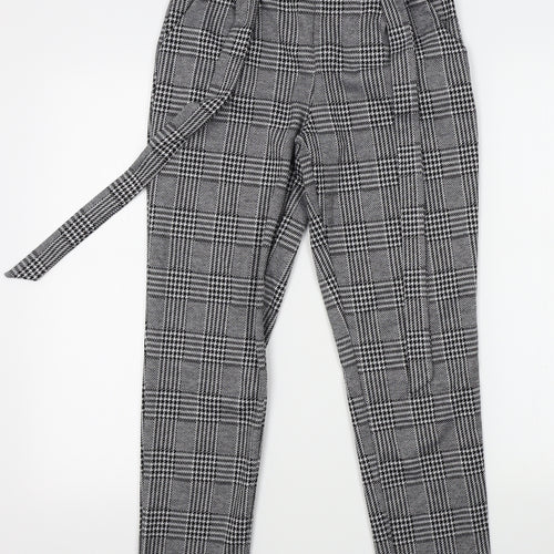 Love Tree Womens Grey Plaid  Trousers  Size S L26 in