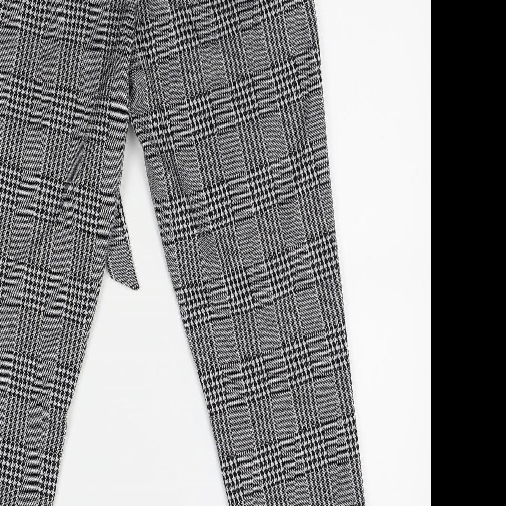 Love Tree Womens Grey Plaid  Trousers  Size S L26 in