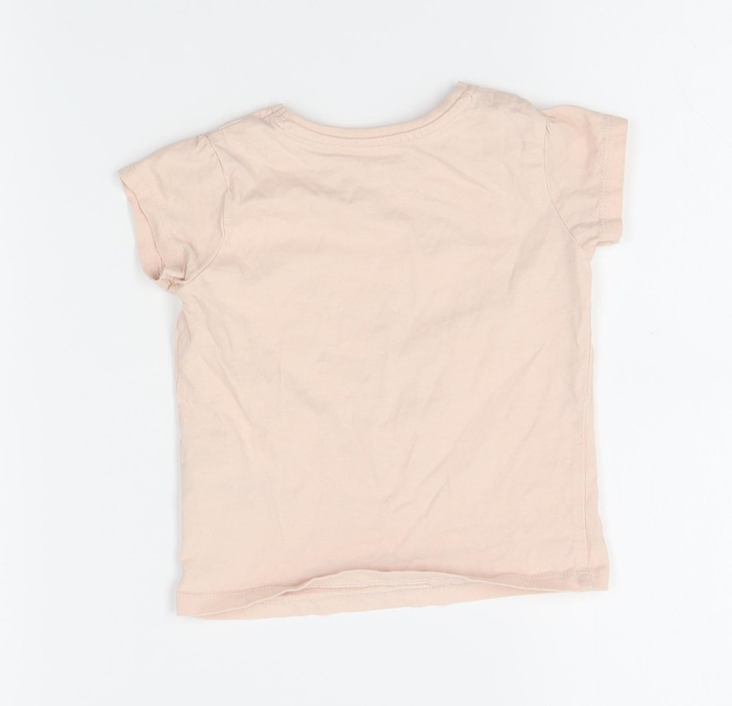 Primark Girls Pink   Basic T-Shirt Size 18-24 Months