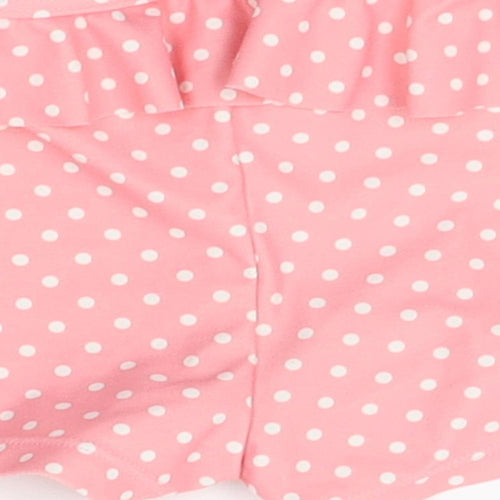 Mothercare Girls Pink Polka Dot   Pyjama Pants Size 9-12 Months  - night shorts