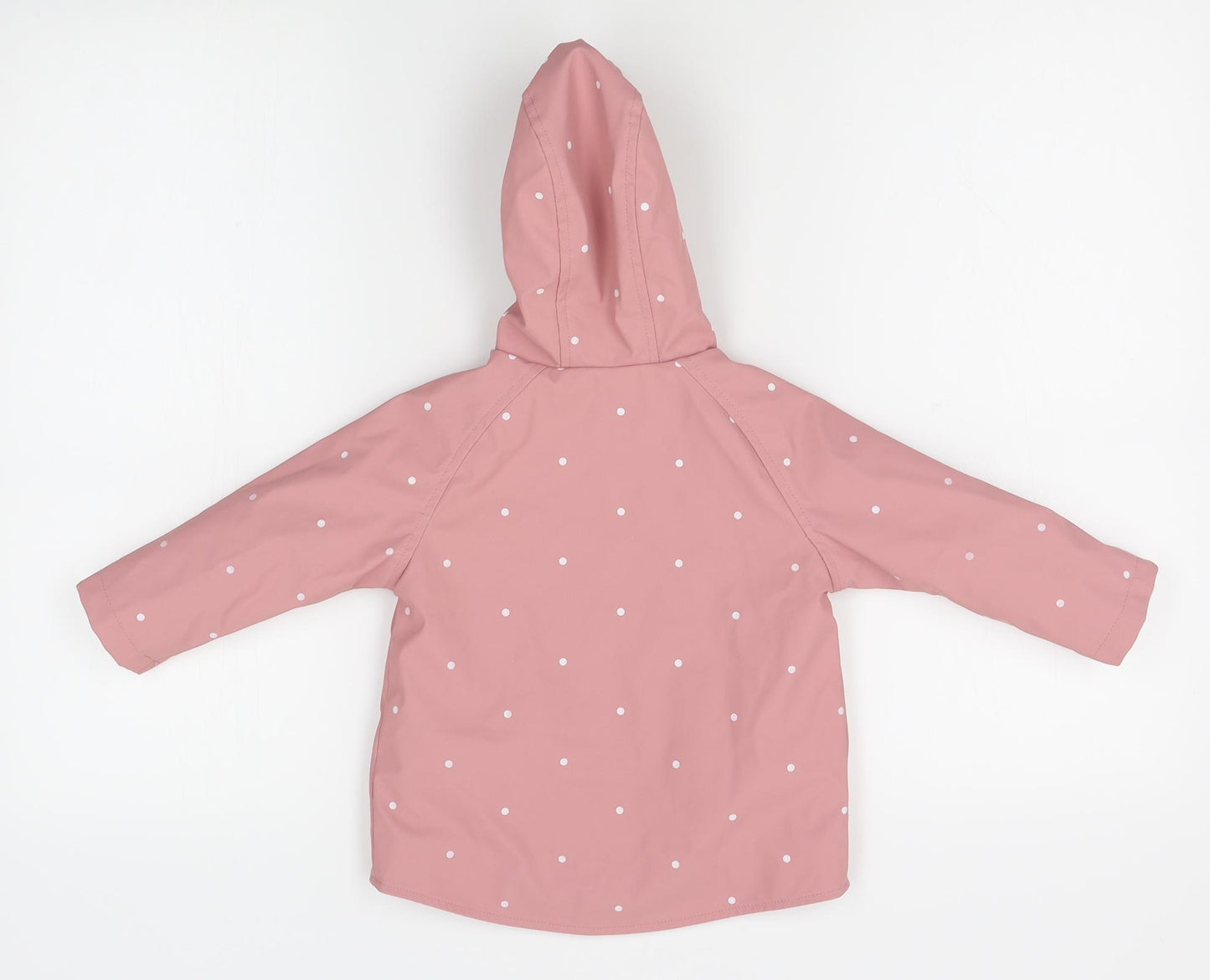 Primark Girls Pink Polka Dot  Rain Coat Coat Size 9-10 Years