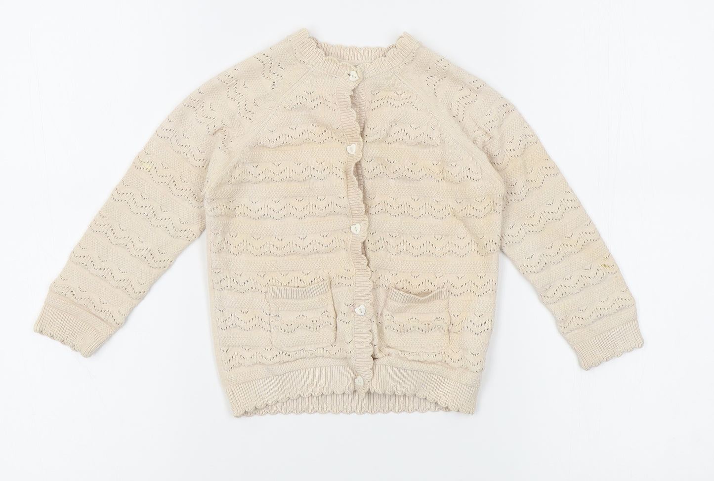 TU Girls Pink   Cardigan Jumper Size 2-3 Years