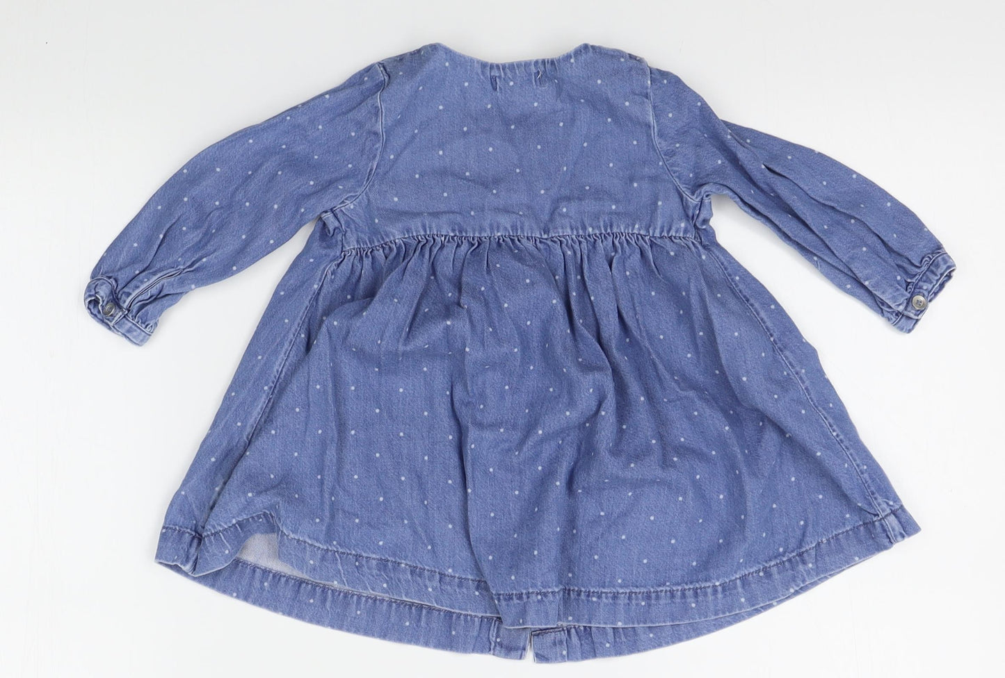 NEXT Girls Blue   A-Line  Size 9-12 Months  - bees