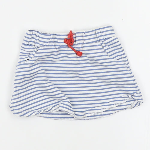TU Girls White Striped  A-Line Skirt Size 12-18 Months