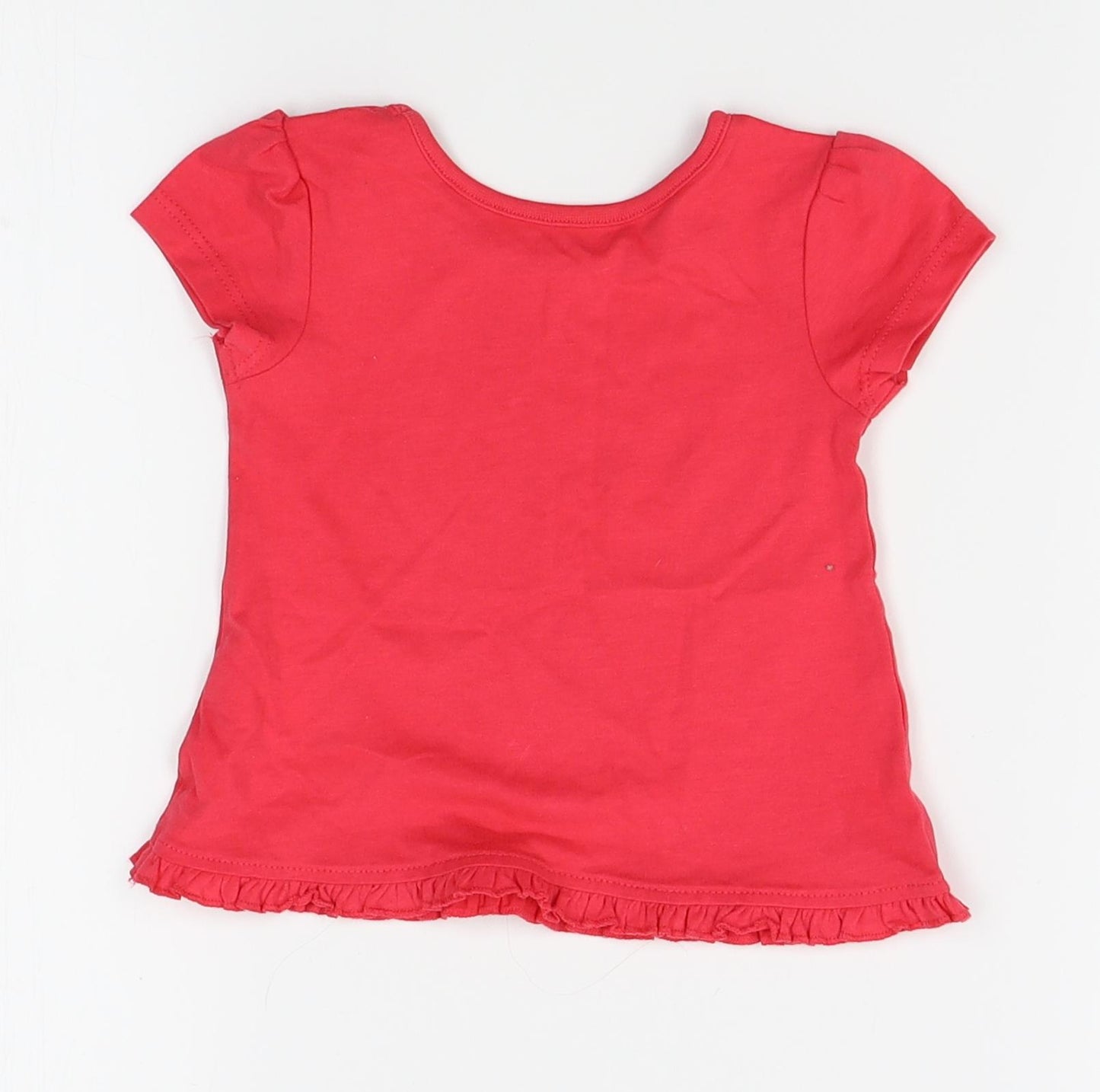 George Girls Red   Basic Blouse Size 3-6 Months