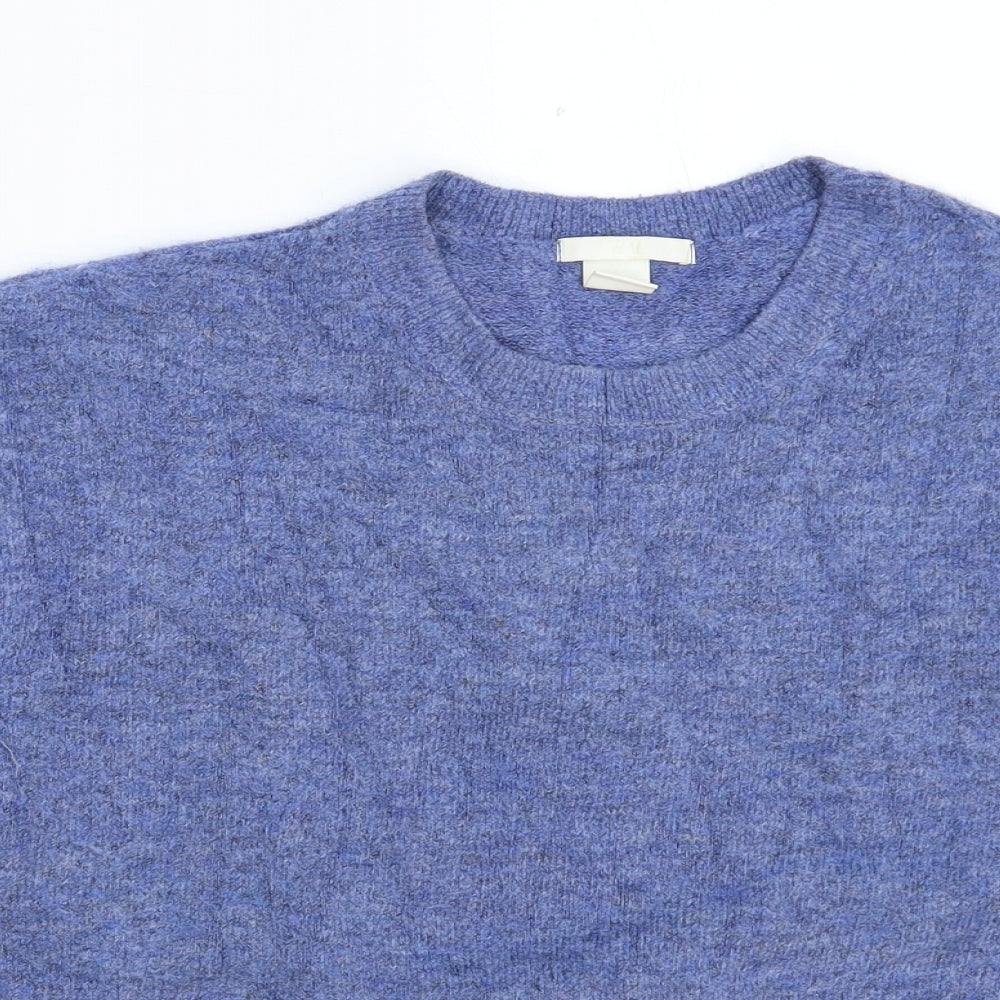 H&M Womens Black  Knit Pullover Jumper Size S