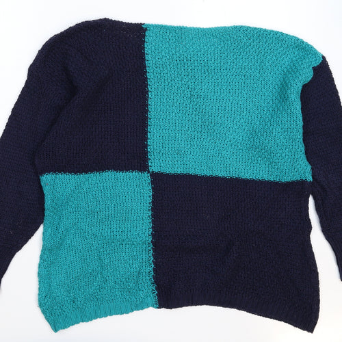 Marble Womens Multicoloured  Knit Pullover Jumper Size XL