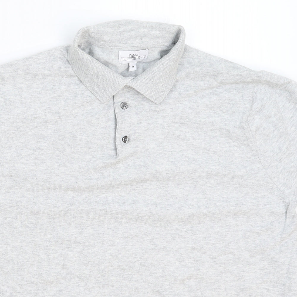 NEXT Mens Grey    Polo Size M