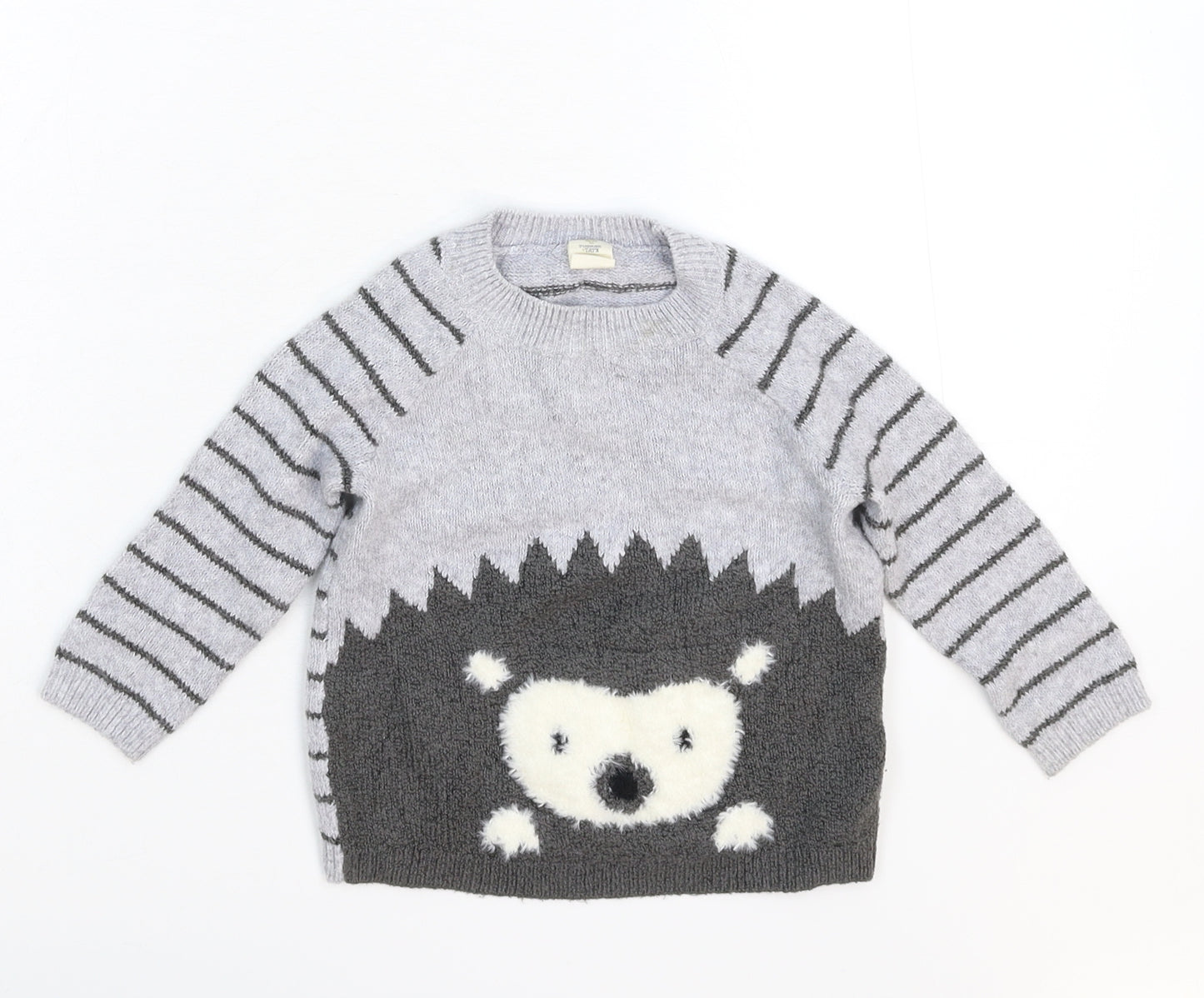 Tucker Baby Grey  Knit Pullover Jumper Size 12-18 Months