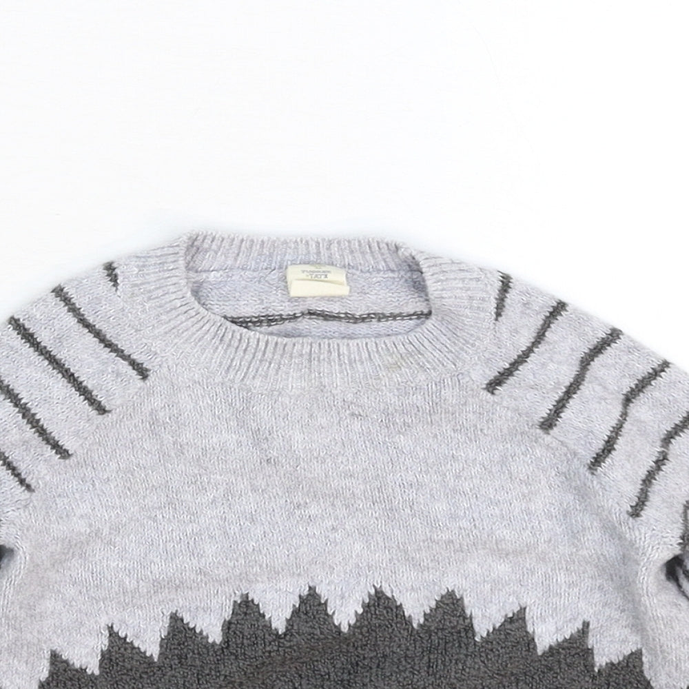 Tucker Baby Grey  Knit Pullover Jumper Size 12-18 Months