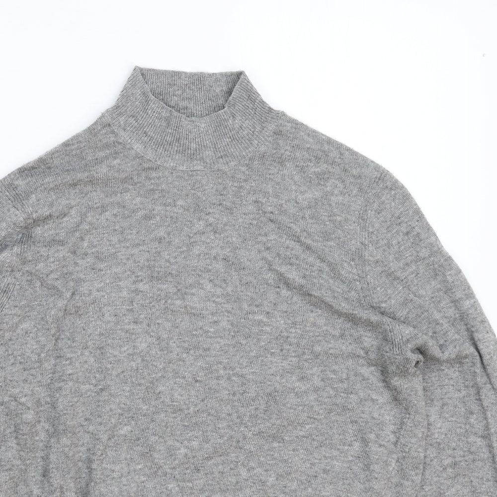 New Look Womens Grey  Knit Pullover Jumper Size 14