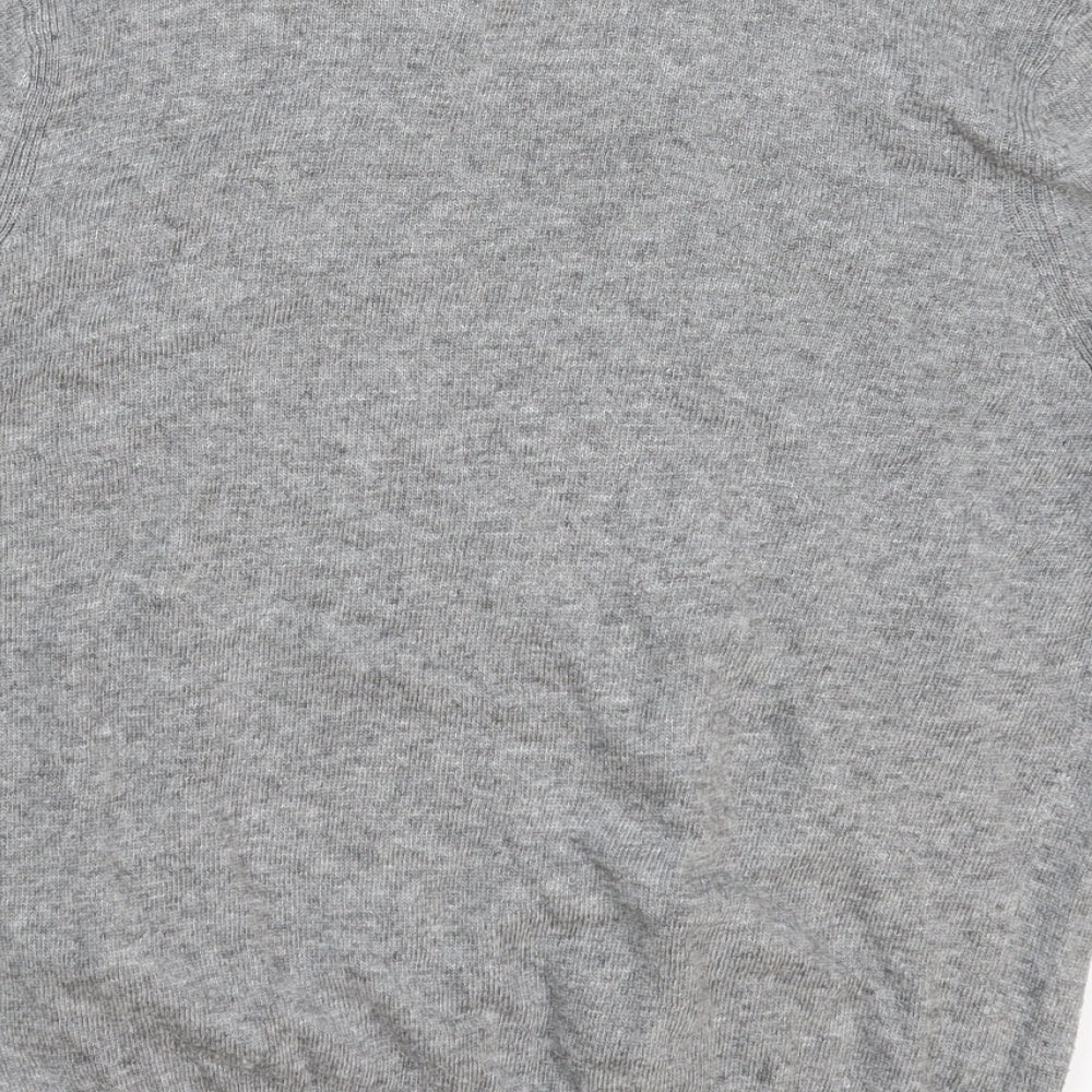 New Look Womens Grey  Knit Pullover Jumper Size 14
