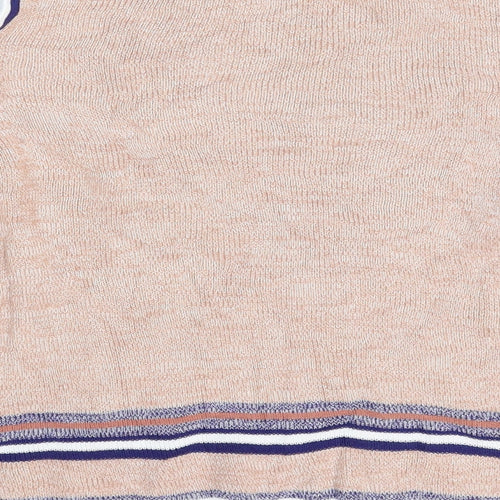 Papaya Womens Beige  Knit Pullover Jumper Size 18