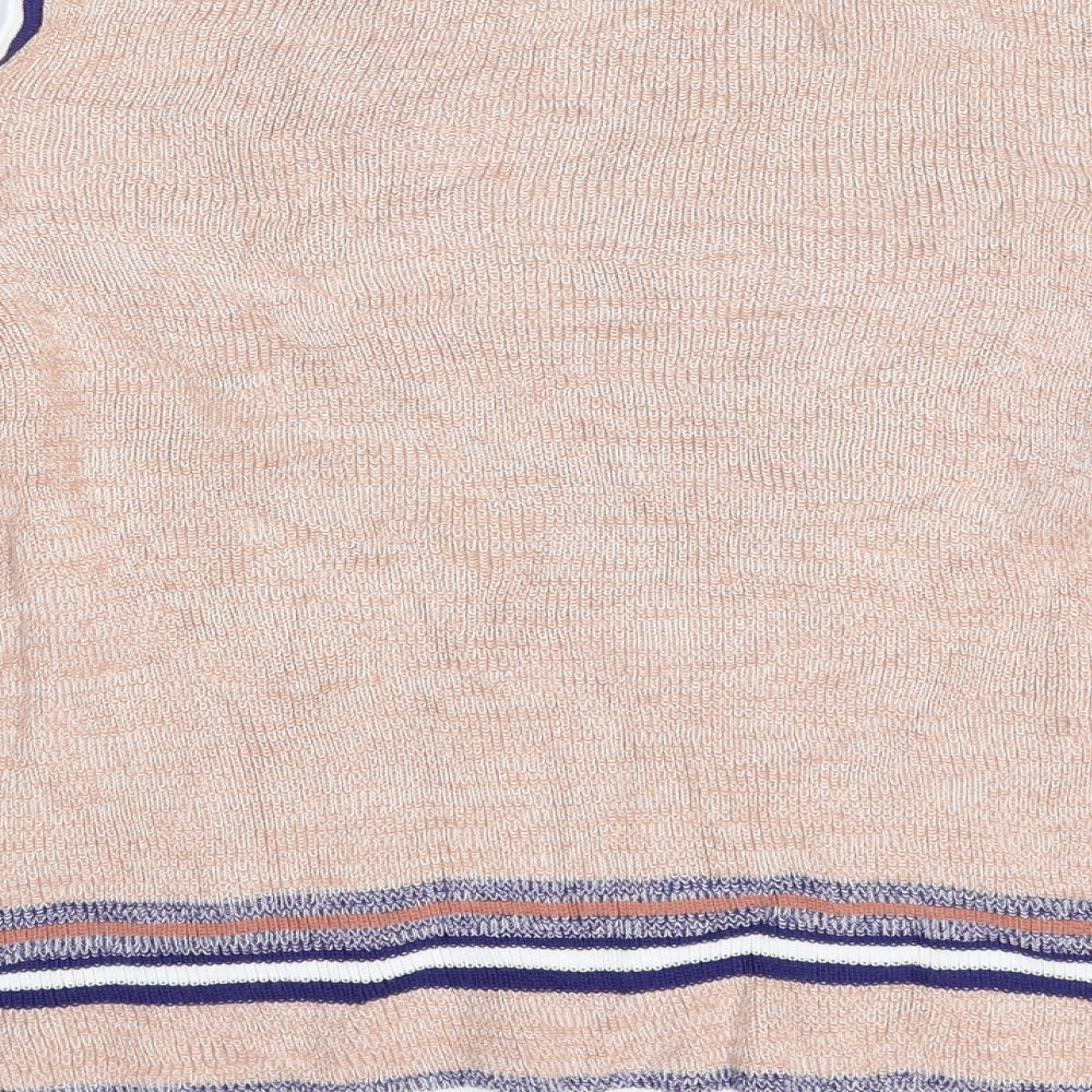 Papaya Womens Beige  Knit Pullover Jumper Size 18
