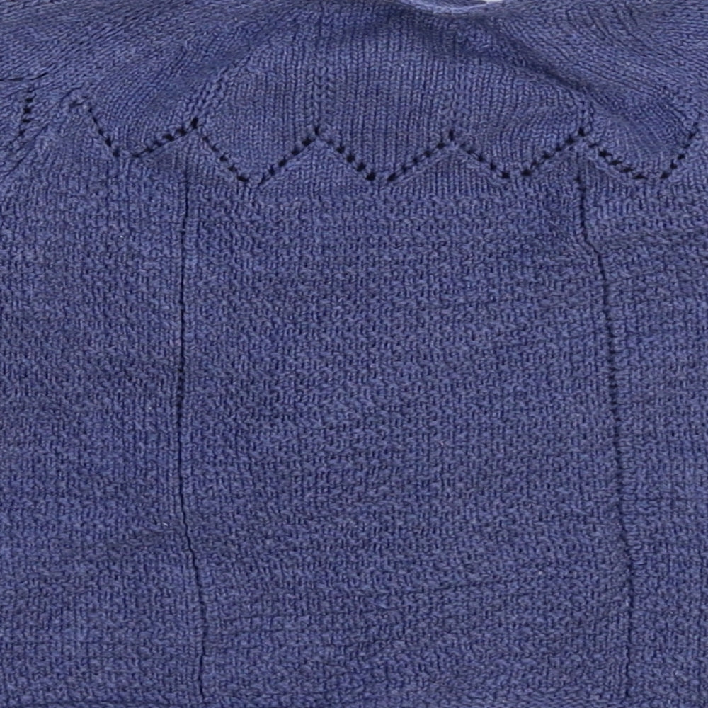 TU Girls Blue  Knit Cardigan Jumper Size 12-18 Months