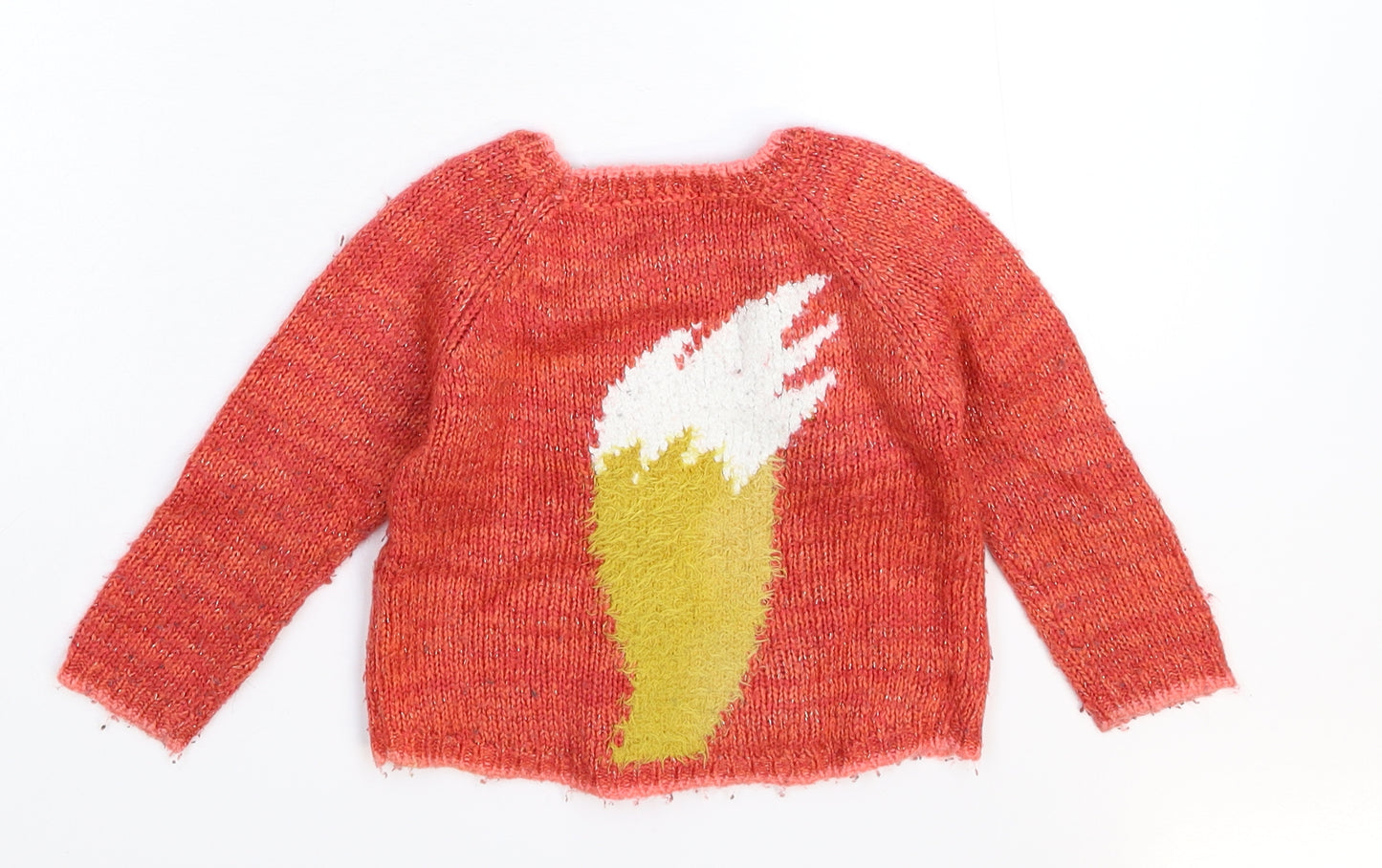 George Baby Pink  Knit Pullover Jumper Size 12-18 Months