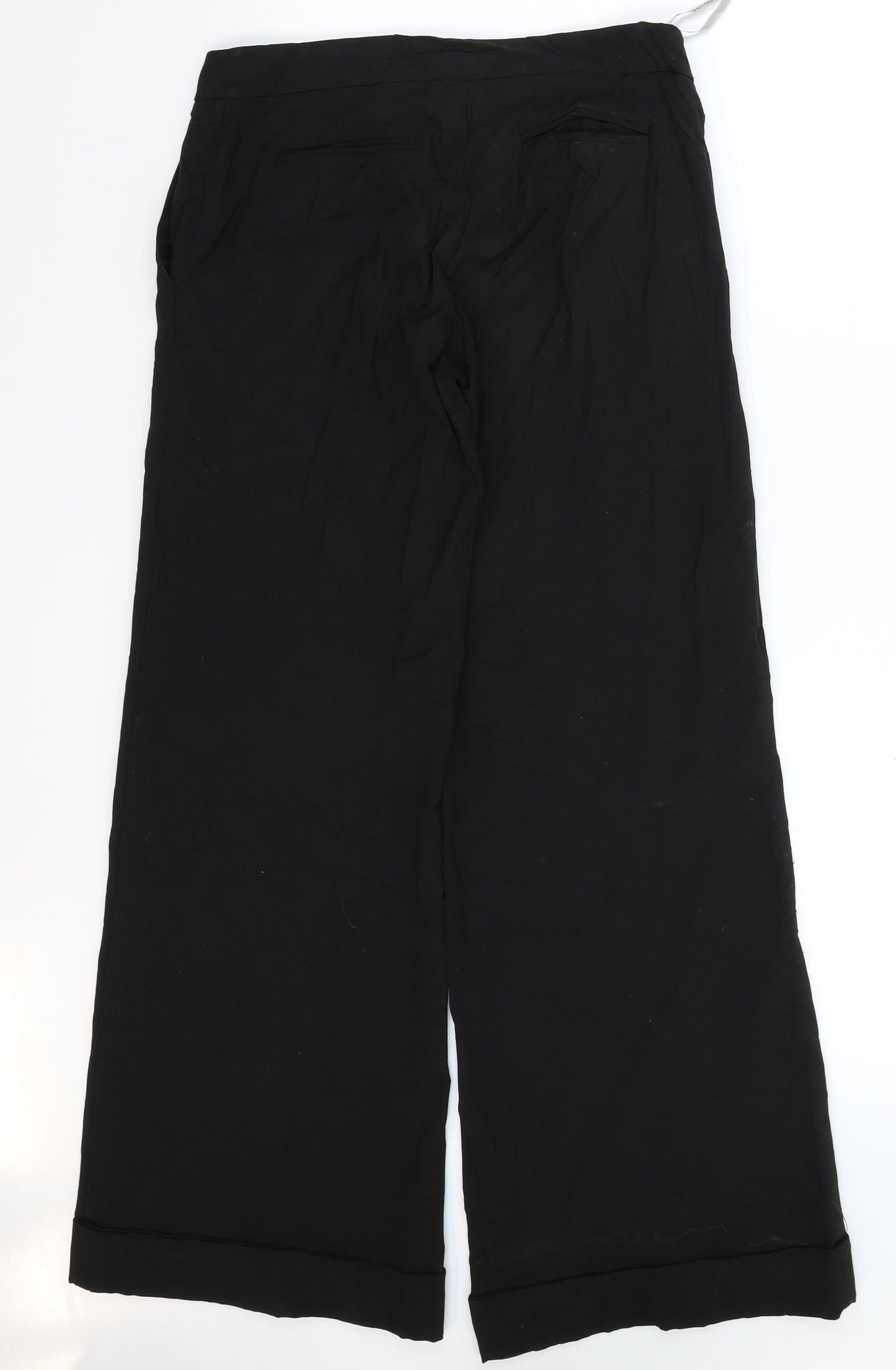 Warehouse Womens Black   Trousers  Size 8 L30 in