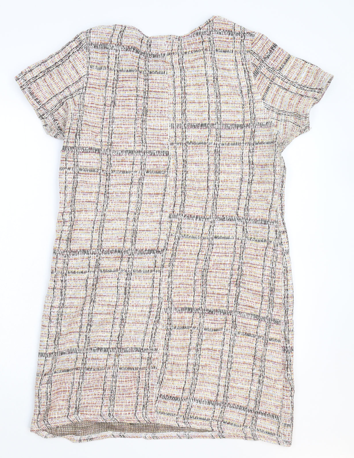 Primark Womens Multicoloured Check  Jumper Dress  Size 14