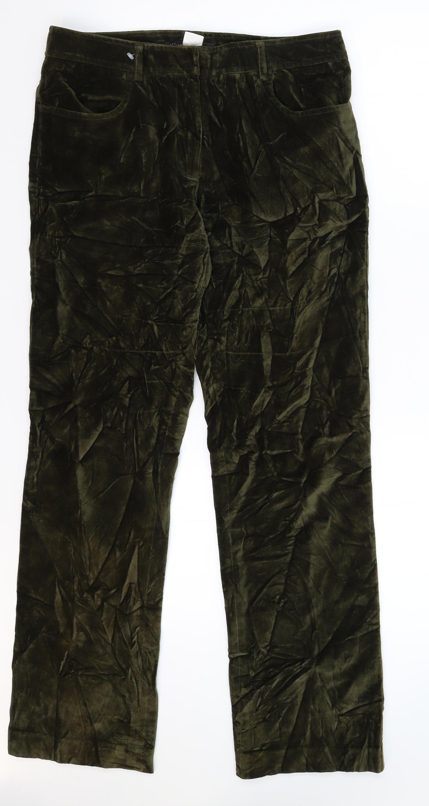 Peruvian Connection Womens Green   Trousers  Size 10 L30 in
