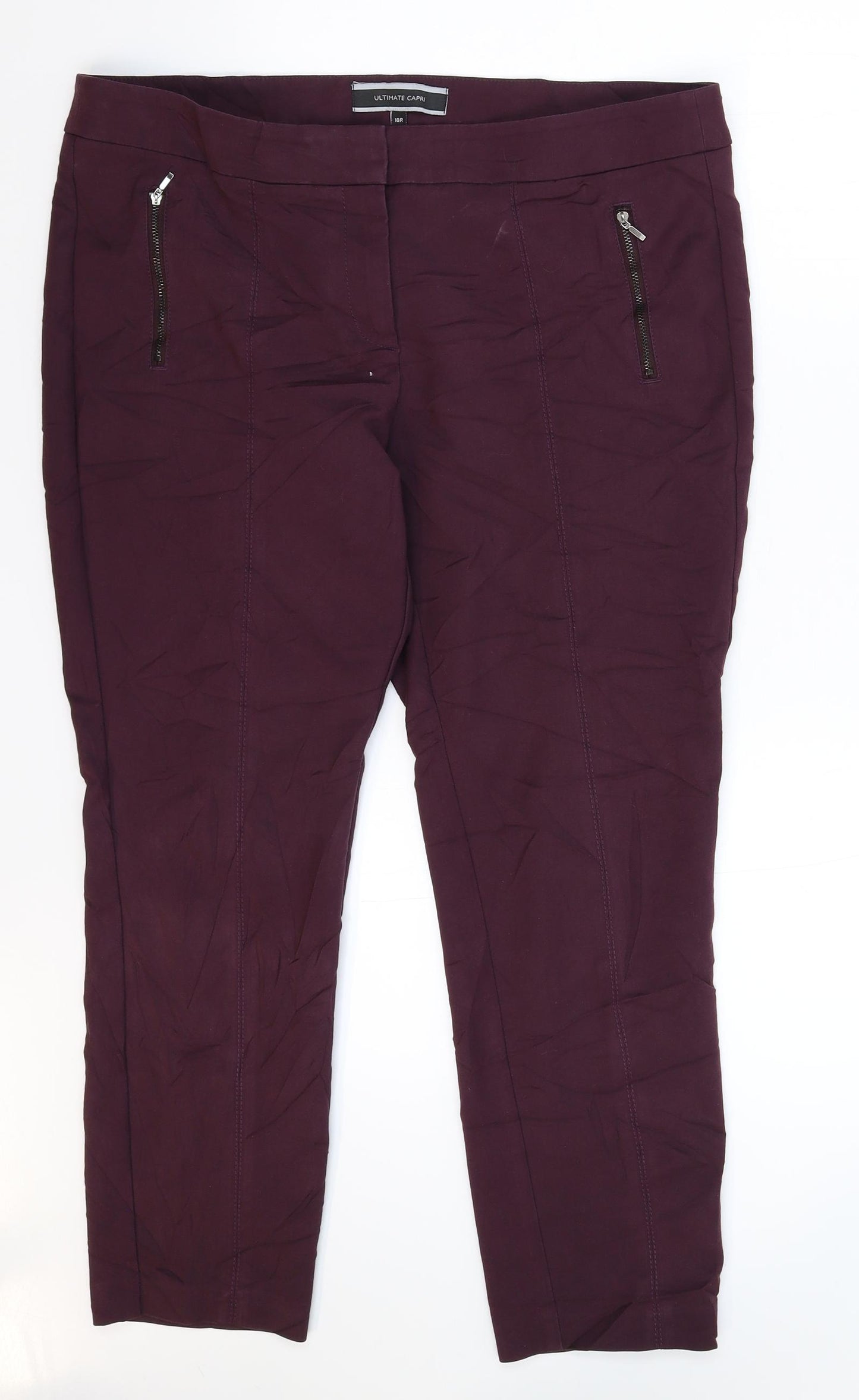 Ultimate Capri Womens Brown   Jegging Jeans Size 16 L27 in