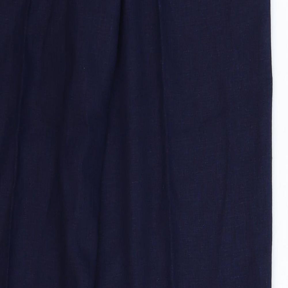 NEXT Womens Blue   Trousers  Size 12 L35 in