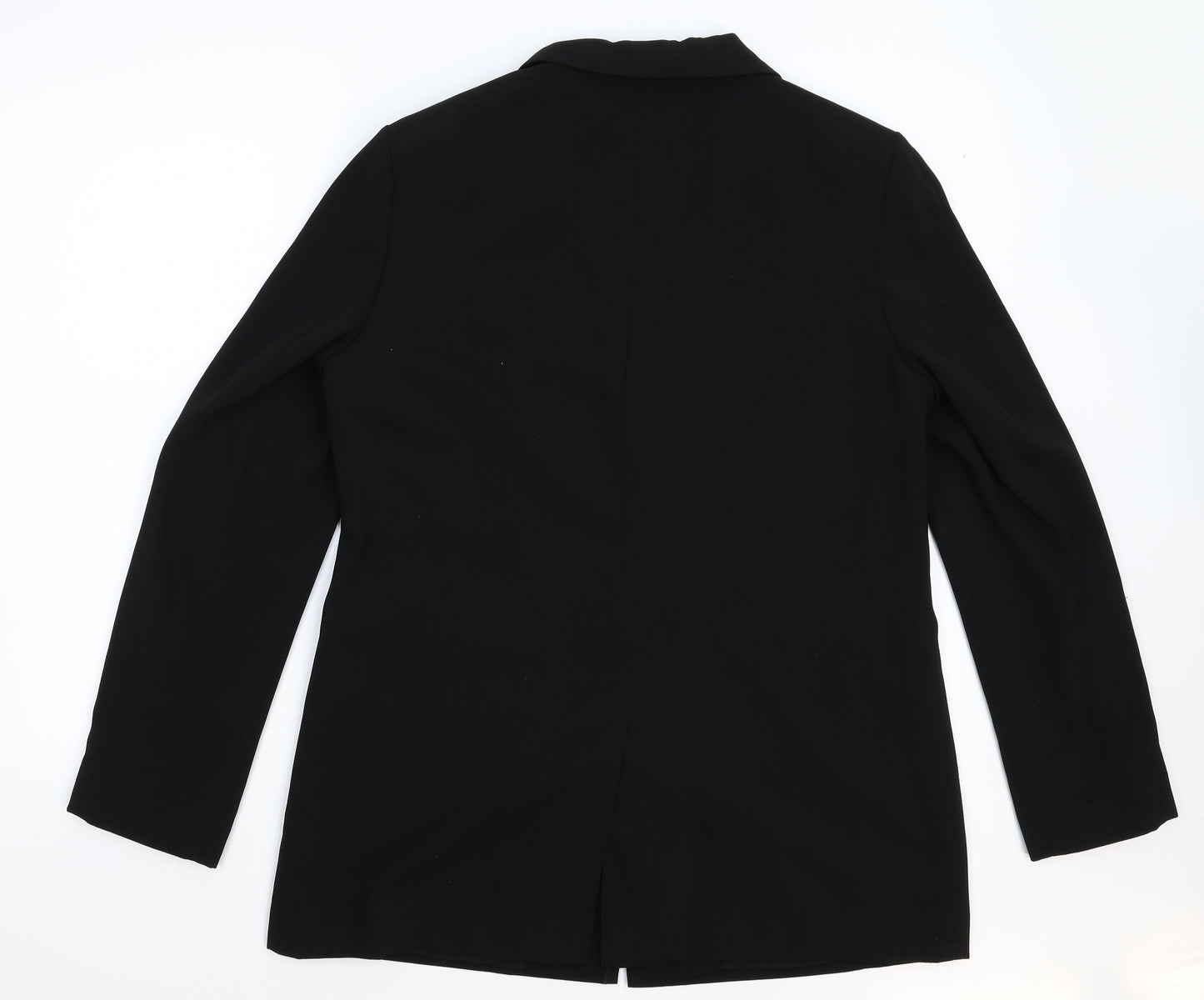 Topshop Womens Black Batik  Jacket Suit Jacket Size 14