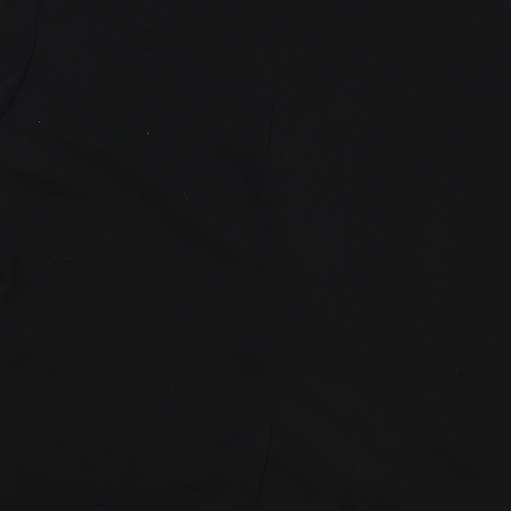 Topshop Womens Black Batik  Jacket Suit Jacket Size 14