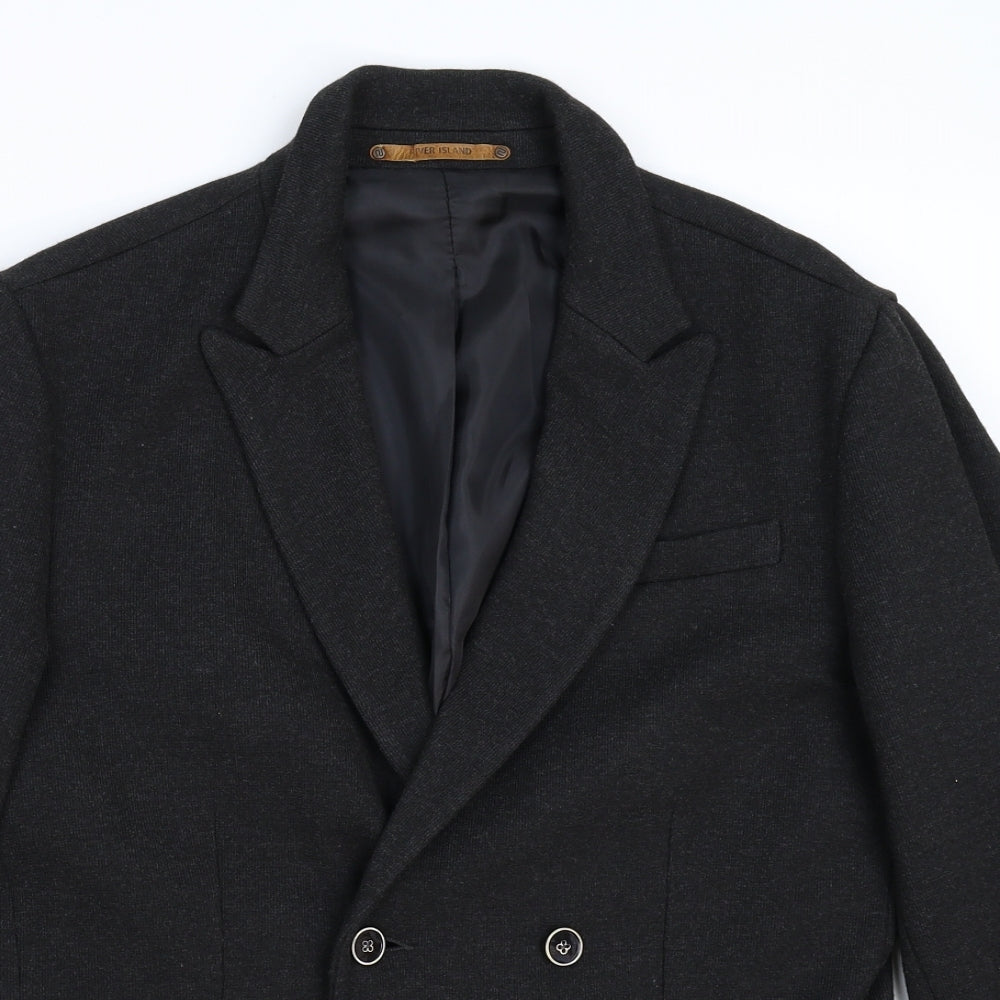 River Island Mens Black   Jacket Blazer Size S