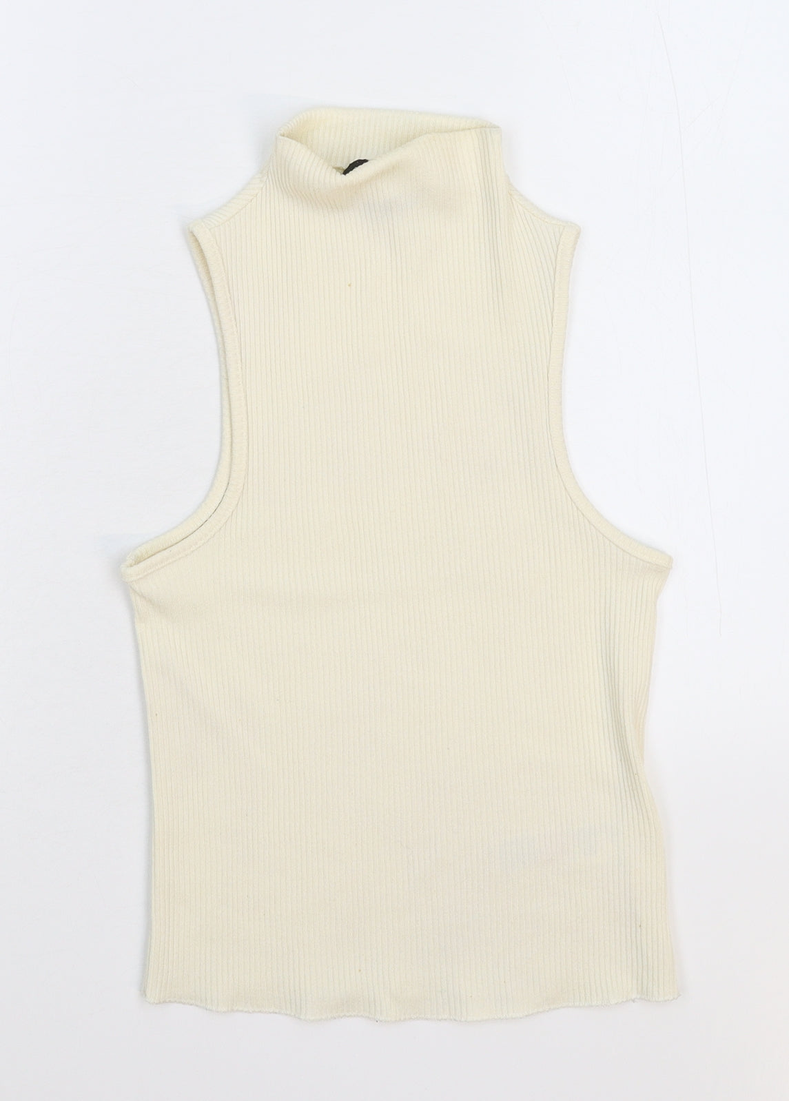 Topshop Womens White   Basic Tank Size 6