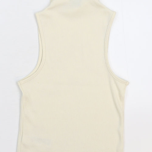 Topshop Womens White   Basic Tank Size 6