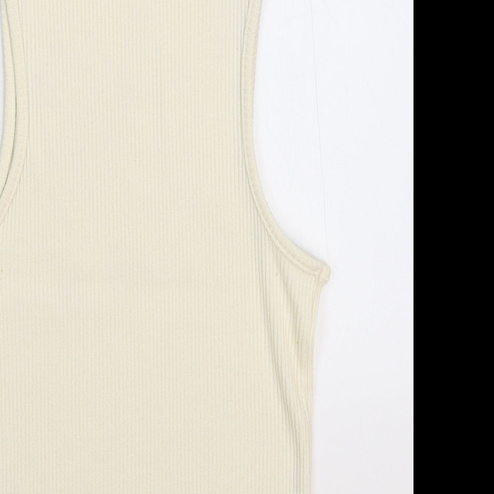 Topshop Womens White   Basic Tank Size 6