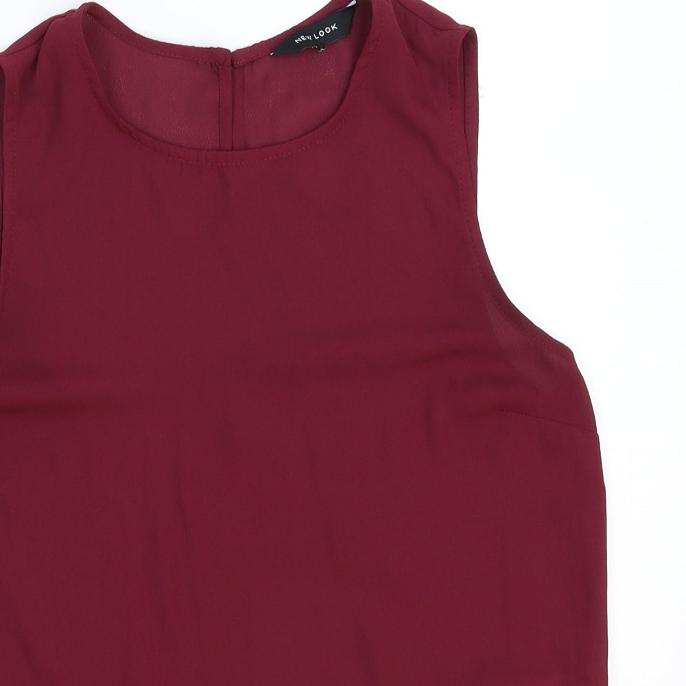 New Look Womens Purple   Basic Tank Size 10