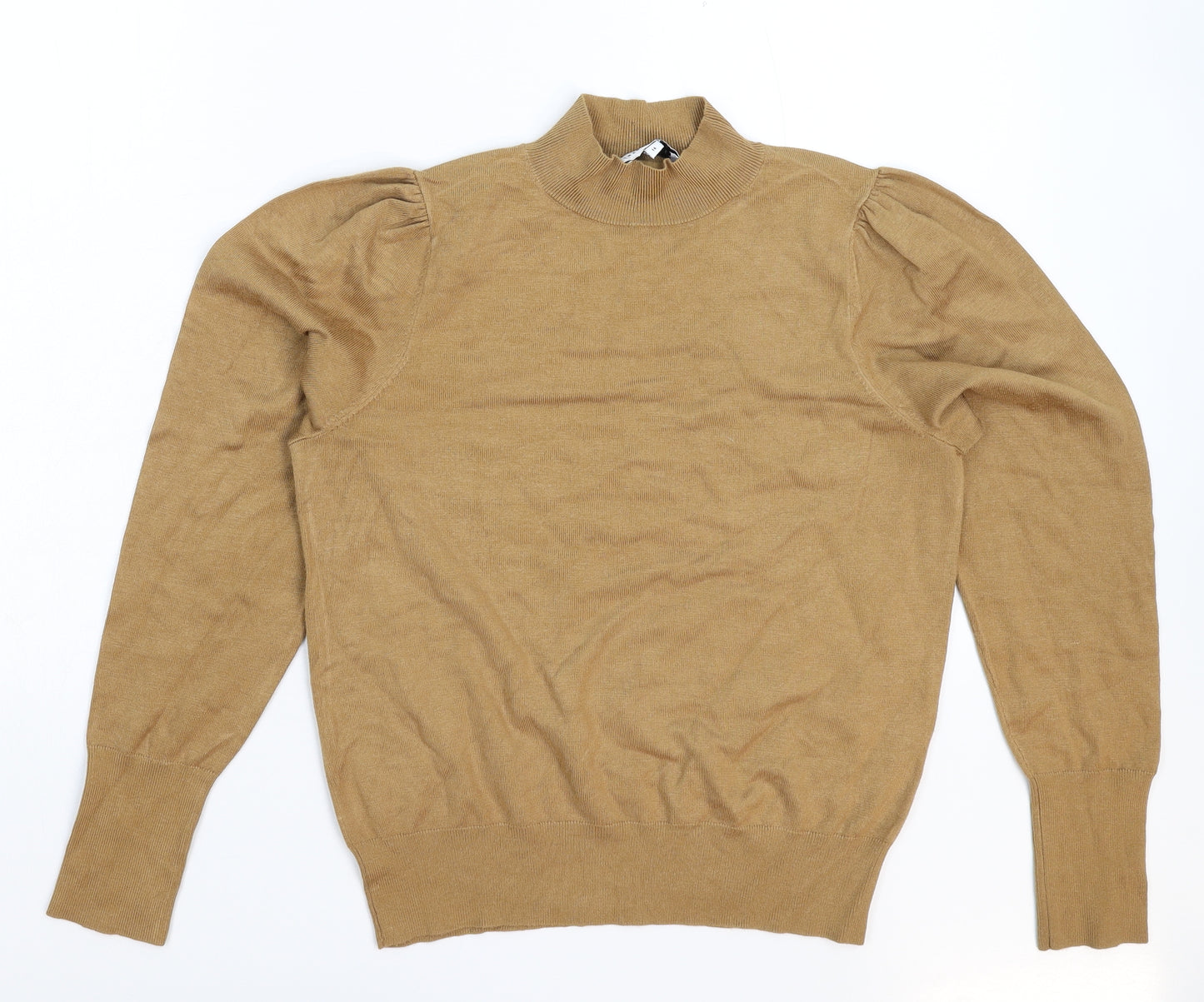 Warehouse Womens Beige  Knit Pullover Jumper Size 14