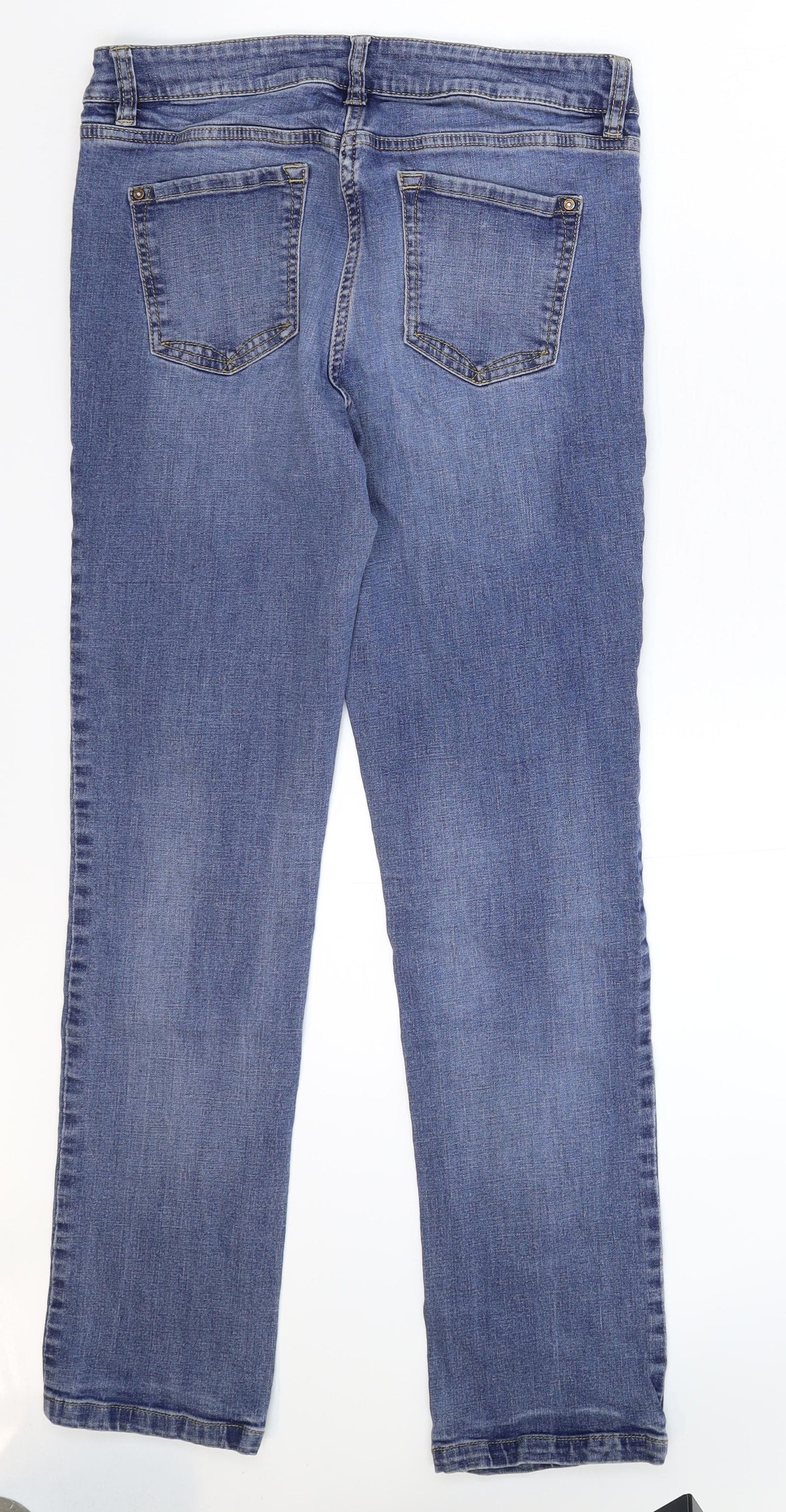 NEXT Womens Blue  Denim Skinny Jeans Size 12 L29 in