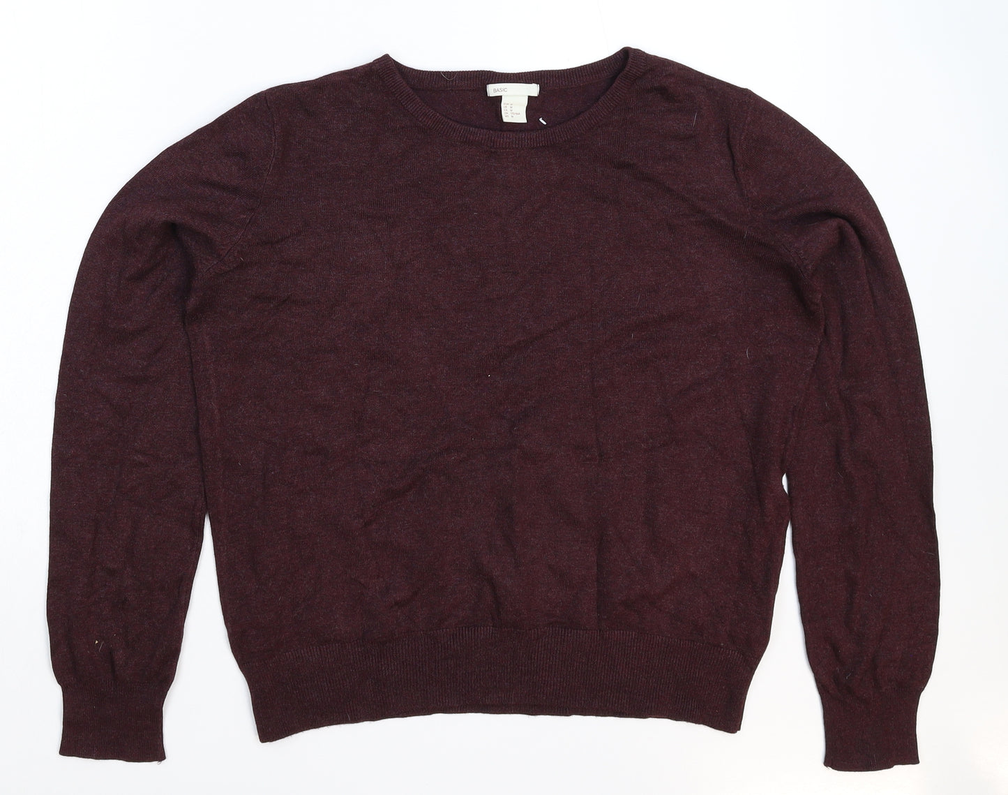 H&M Womens Brown  Knit Pullover Jumper Size M