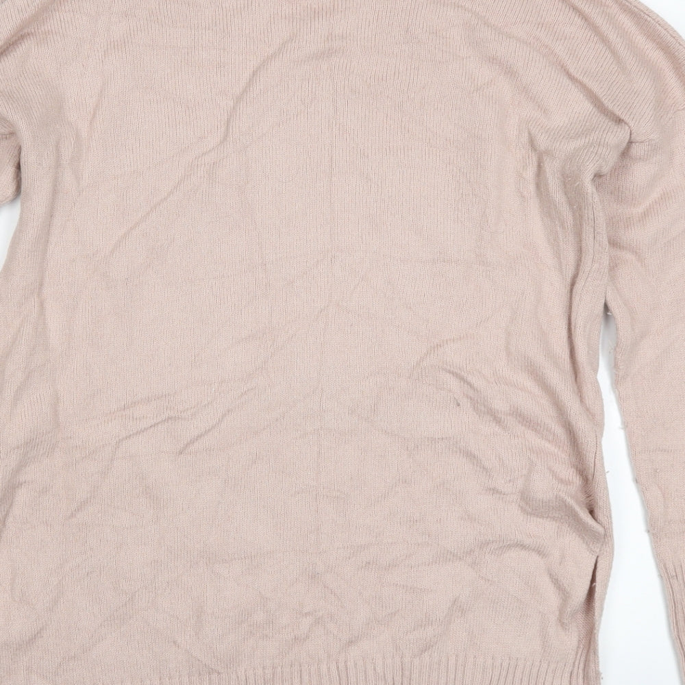 NEXT Womens Pink  Knit Pullover Jumper Size M  - Star