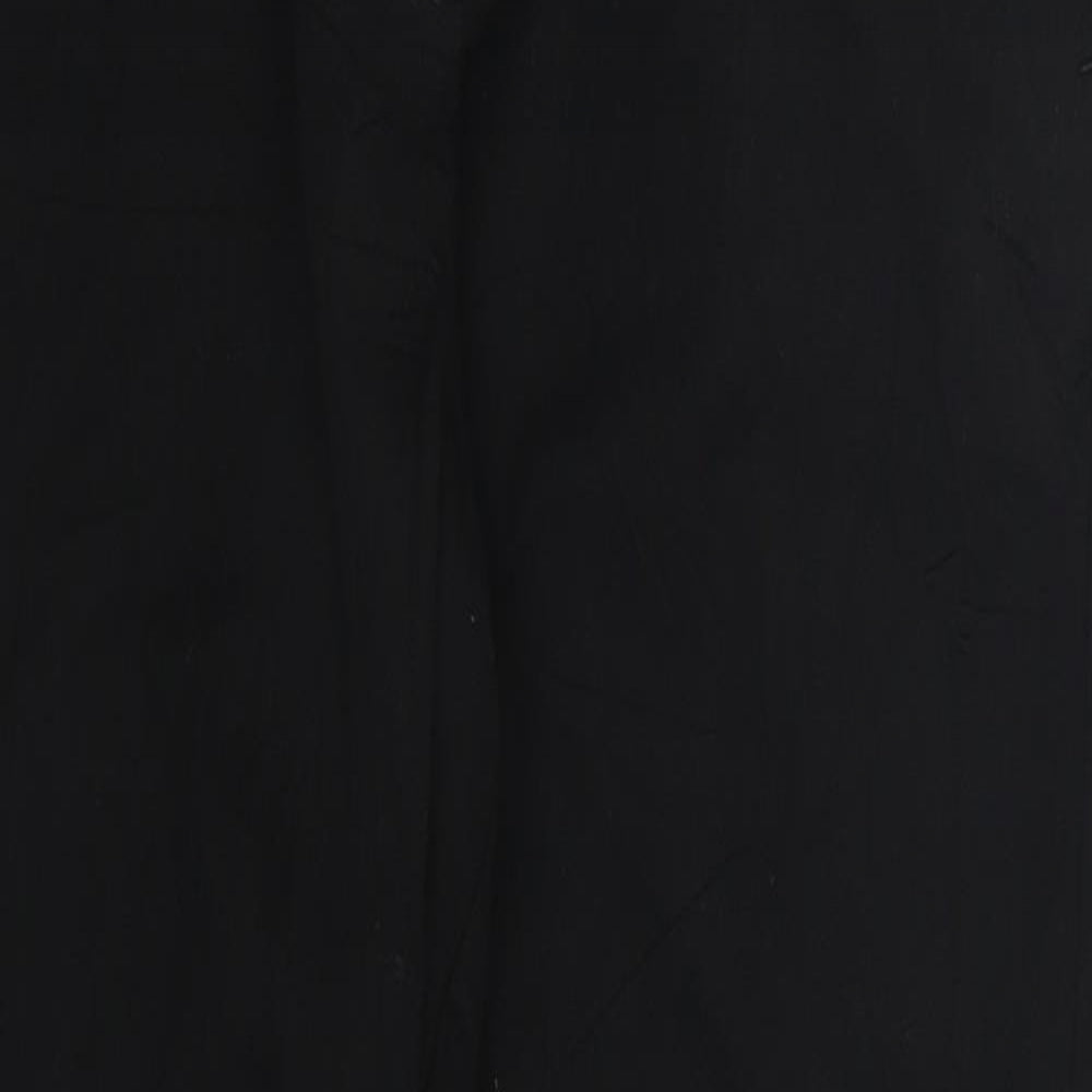 Marks and Spencer Womens Black   Cropped Trousers Size 12 L24.5 in