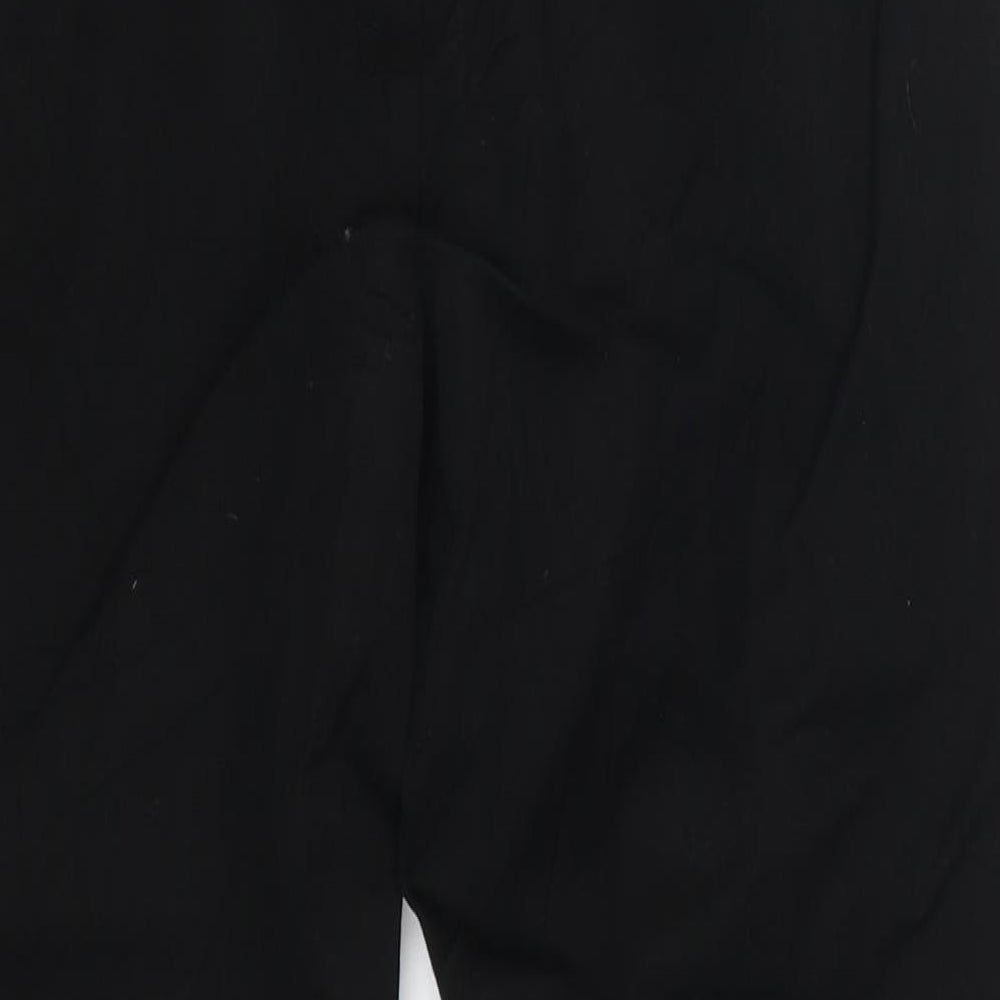 Marks and Spencer Womens Black   Cropped Trousers Size 12 L24.5 in